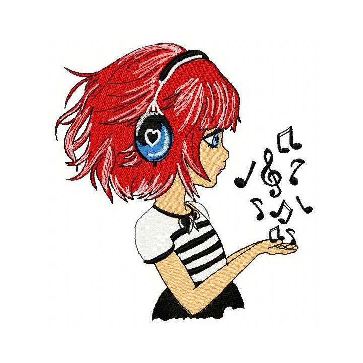 Where words fail music speaks 2 embroidery design - Embroidery Design