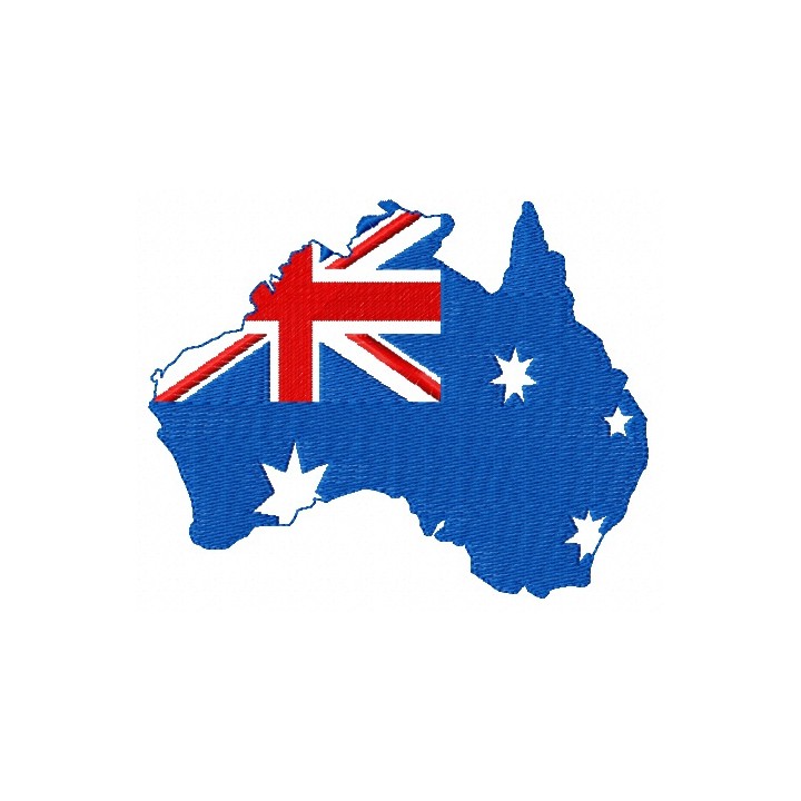 Australia Day 3 embroidery design - Embroidery Design