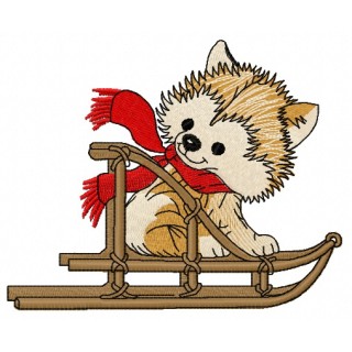 Husky embroidery design - Embroidery Design