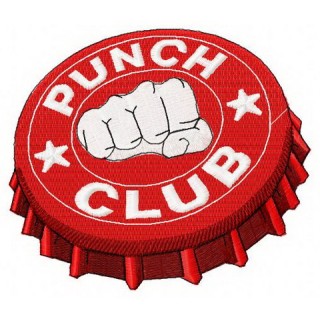Punch Club logo 2 embroidery design - Embroidery Design