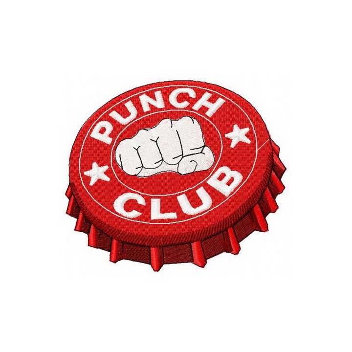 Punch Club logo 2 embroidery design - Embroidery Design
