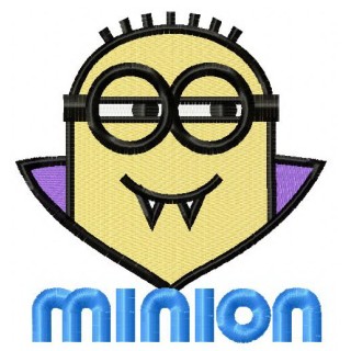 Vampire Minion 7 embroidery design - Embroidery Design