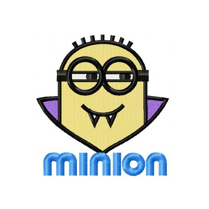 Vampire Minion 7 embroidery design - Embroidery Design