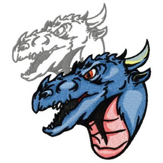 Dragon's shadow 7 embroidery design - Embroidery Design