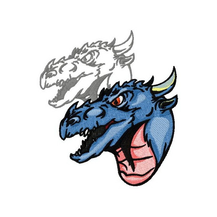 Dragon's shadow 7 embroidery design - Embroidery Design