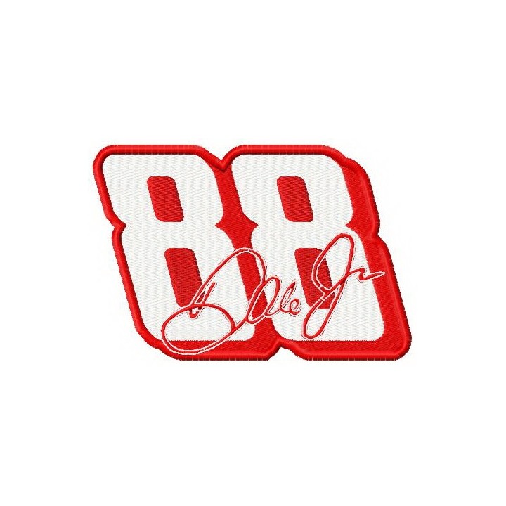 Dale Jr embroidery design - Embroidery Design