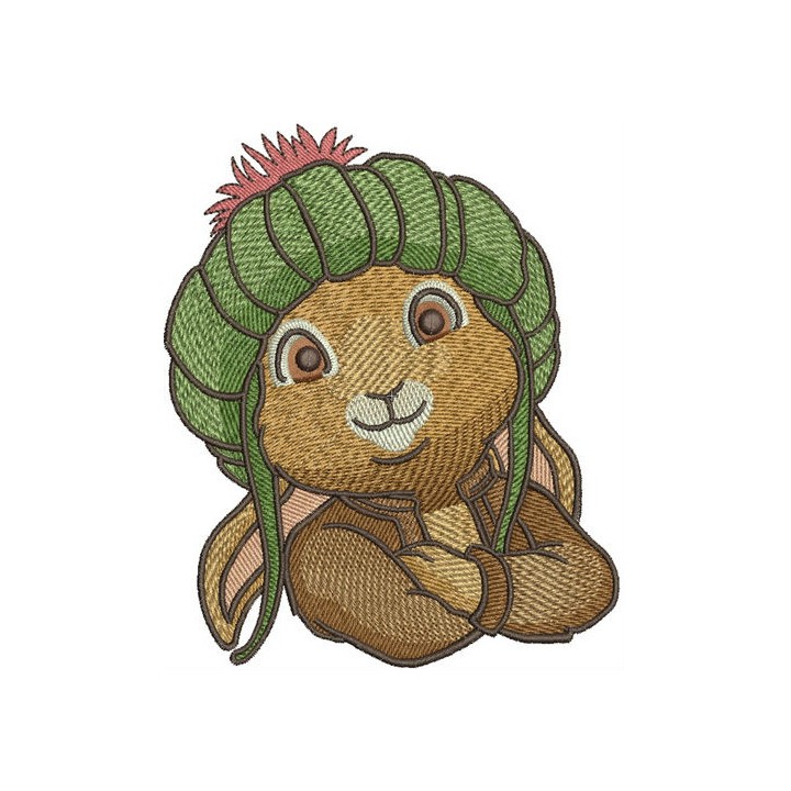 Stylish bunny 2 embroidery design - Embroidery Design