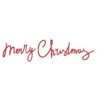 Merry Christmas 3 embroidery design - Embroidery Design
