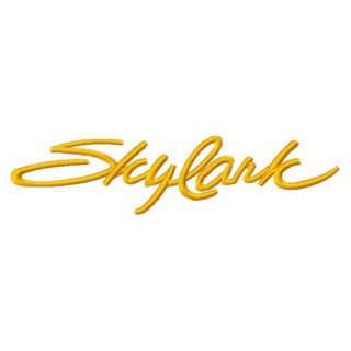 Skylark logo 2 embroidery design - Embroidery Design