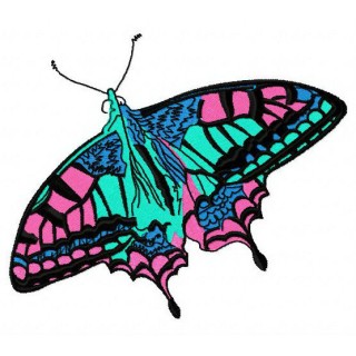 Butterfly 19 embroidery design - Embroidery Design