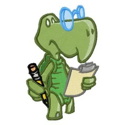 Wise turtle embroidery design featuring a charming turtle motif, perfect for stitching on apparel and accessories.