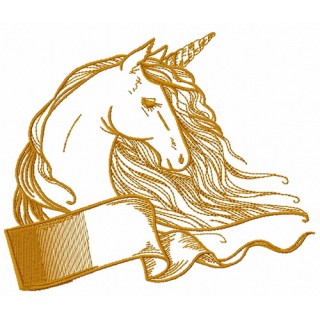 Unicorn Dreams Sparkle embroidery design - Embroidery Design