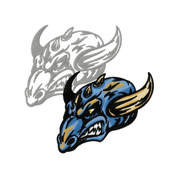 Dragon's shadow 6 embroidery design - Embroidery Design