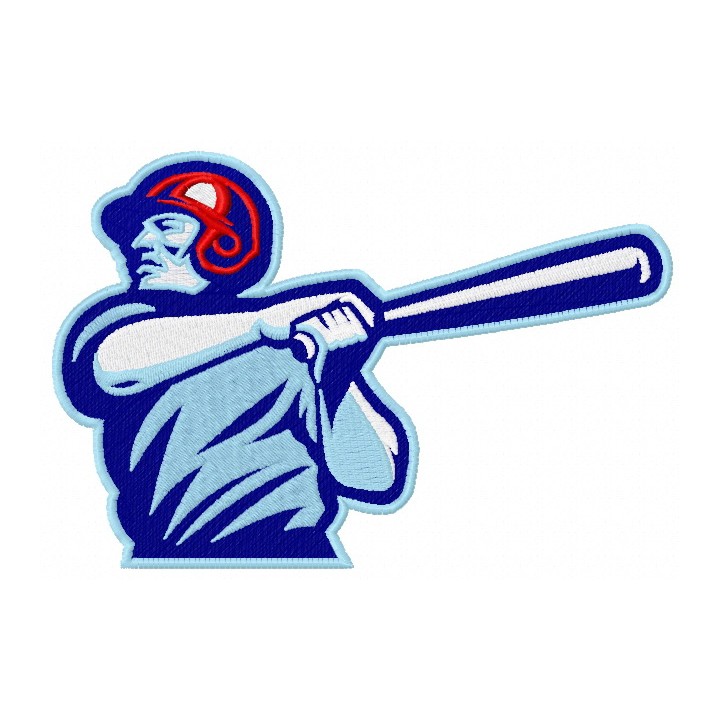 Baseball league 3 embroidery design - Embroidery Design