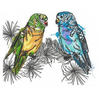 Tropical paradise 2 embroidery design - Embroidery Design