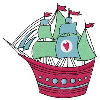 Sailfish embroidery design - Embroidery Design