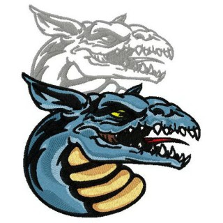 Dragon's shadow 5 embroidery design - Embroidery Design