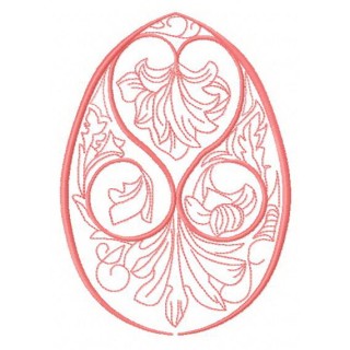 Easter egg 2 embroidery design - Embroidery Design