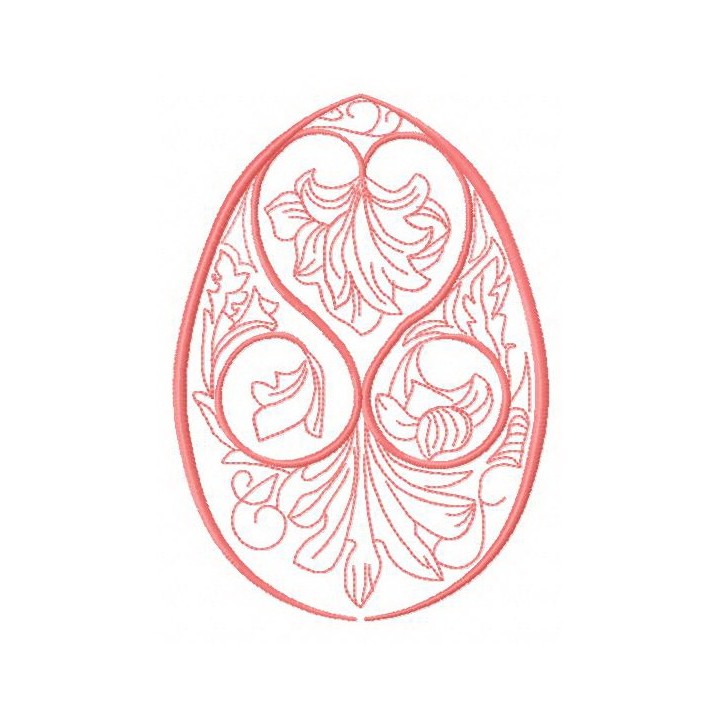 Easter egg 2 embroidery design - Embroidery Design