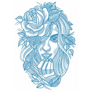 Wild stranger 2 embroidery design - Embroidery Design