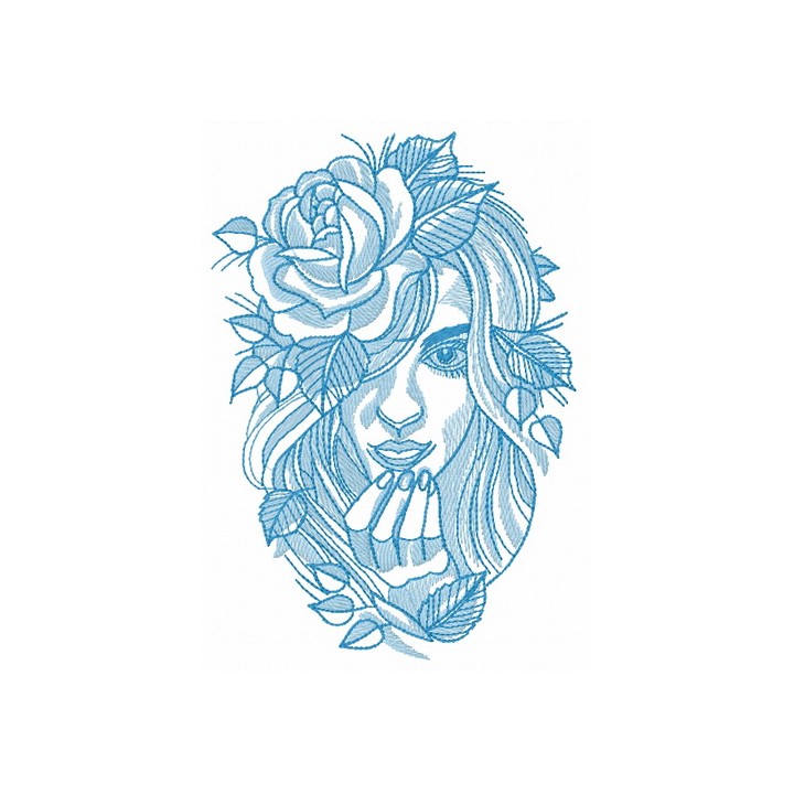 Wild stranger 2 embroidery design - Embroidery Design