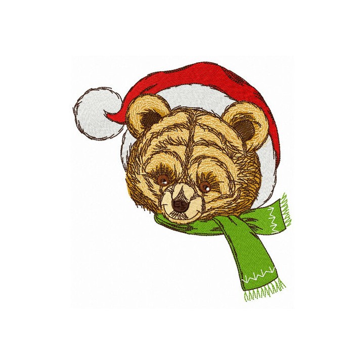 Old teddy toy embroidery design - Embroidery Design