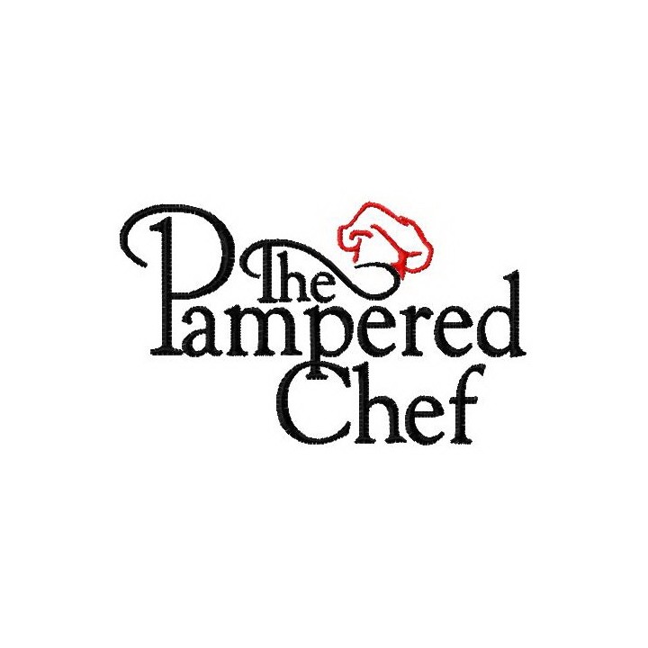 The Pampered Chef logo embroidery design - Embroidery Design