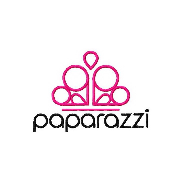 Paparazzi accesories logo embroidery design - Embroidery Design
