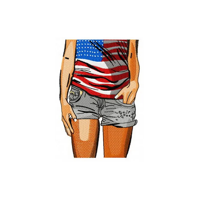 4th of July 2 embroidery design showcasing festive motifs for Independence Day projects.