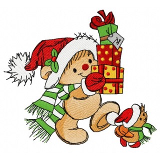 Christmas presents for you 2 embroidery design - Embroidery Design