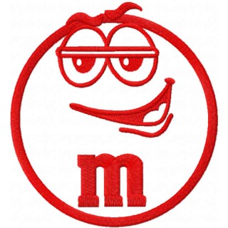 MM Murrie red embroidery design - Embroidery Design