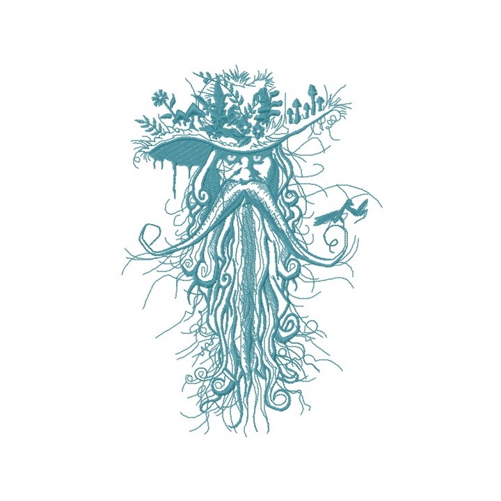 Root man 4 embroidery design - Embroidery Design