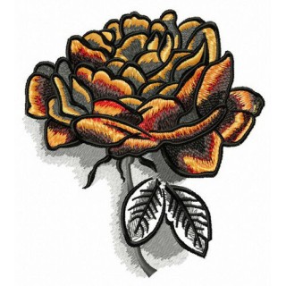 Lush peony embroidery design - Embroidery Design
