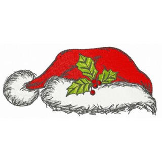 Santa hat embroidery design - Embroidery Design