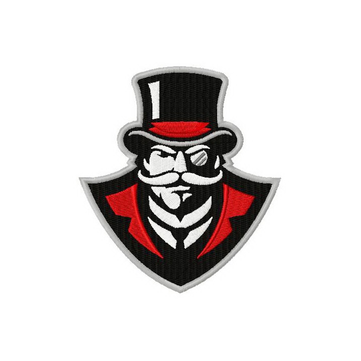 Austin Peay Governors logo 2 embroidery design - Embroidery Design
