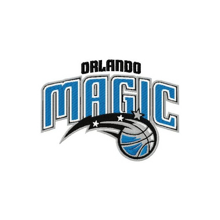 Orlando Magic logo 2 embroidery design - Embroidery Design