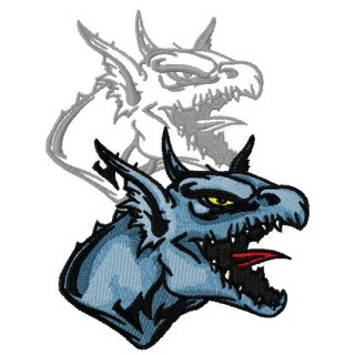 Dragon's shadow 4 embroidery design - Embroidery Design