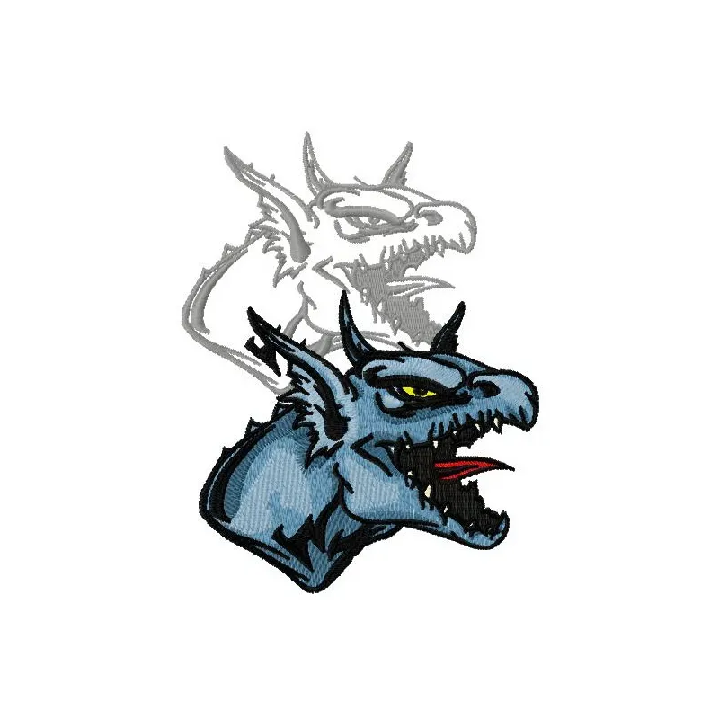 Dragon's shadow 4 embroidery design showcasing intricate dragon motifs for creative stitching projects.