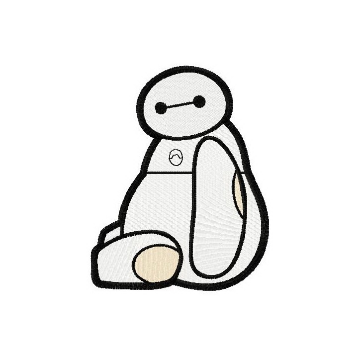 Baymax embroidery design - Embroidery Design