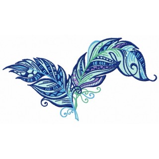 Feather 31 embroidery design - Embroidery Design