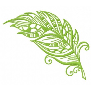 Feather 30 embroidery design - Embroidery Design