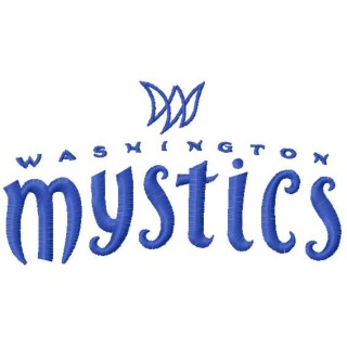 Washington Mystics embroidery design - Embroidery Design