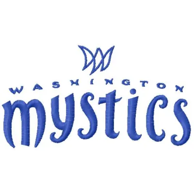 Washington Mystics embroidery design showcasing a vibrant basketball motif for creative stitching projects.