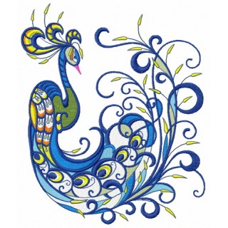 Firebird 8 embroidery design - Embroidery Design