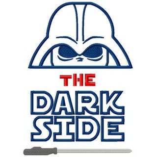 The dark side embroidery design - Embroidery Design