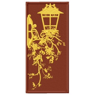 Oriental lantern embroidery design - Embroidery Design