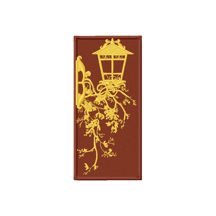 Oriental lantern embroidery design - Embroidery Design