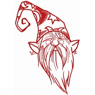 Tiny wizard 4 embroidery design - Embroidery Design