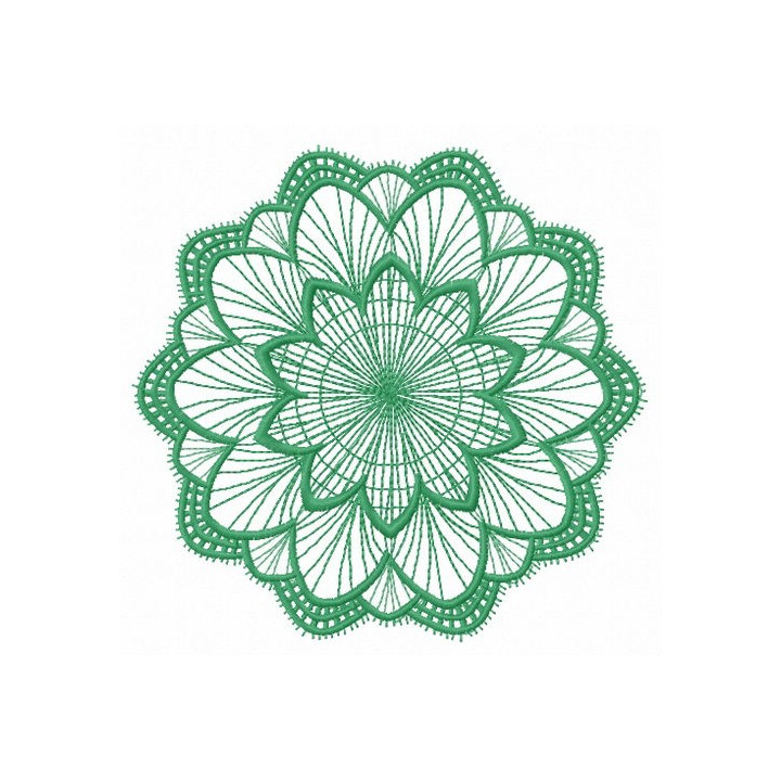 Lace doily 15 embroidery design - Embroidery Design