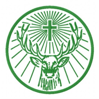 Jägermeister alternative logo embroidery design - Embroidery Design